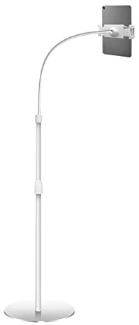 LogiLink Standfuß mit Schwanenhals für 4,7-12,9 Tablets oder Smartphones, Material: Aluminim