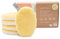 waschies KIDS Wasch-Pads für Babys und Kinder, zur Reinigung nur mit Wasser, wiederverwendbar, hautschonend, supersoft, Made in Germany, Pastel Yellow, 5er Set
