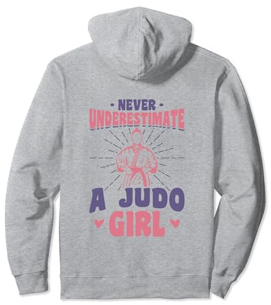 Ne jamais sous-estimer une fille de judo Passionné de judo Sweat à Capuche