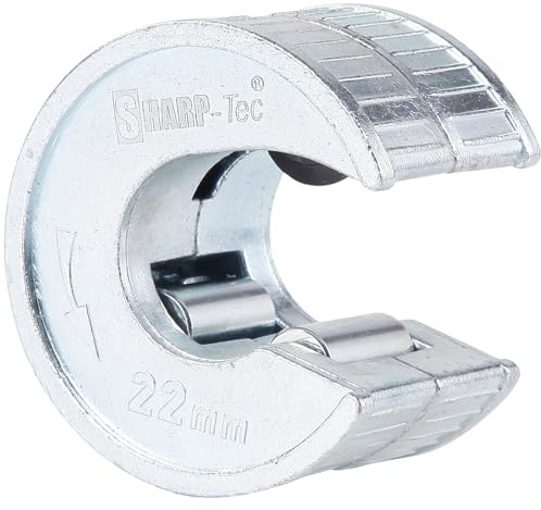 Sharp-tec rörskärare för 22 mm rör, bärbar rörskiva med zinklegeringsmaterial, utbytbart skärhjulblad, CT-112-W