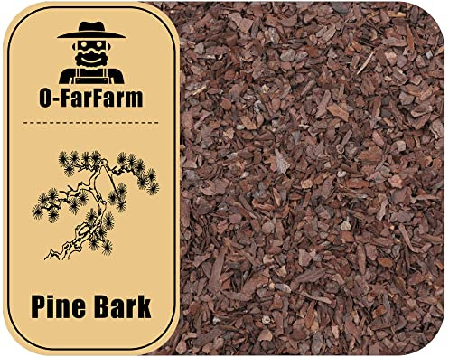 O-FarFarm Écorce d'orchidée pour plantes, écorce de pin biologique pour un bon développement des racines pour phalaenopsis, cattleyas, dendrobiums, oncidiums, paphiopedilums et plus encore (10 l,