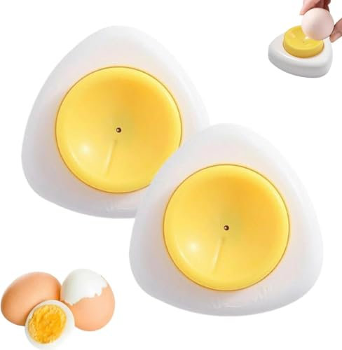 2 Stück Eierstecher Eipicker, Eierstecher Aus Edelstahl, magnetischer Eierlocher mit Sicherheitssperre, einziehbarer Pin Design Eierschalenöffner, Praktisches Egg Gadget Für Einpiksen Der Eier