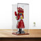 BoHeart Acrylic Display Case for Lego 76223 Marvel Nano Gauntlet Iron Man Model with Infinity Stones, Dustproof Display Box for Models Collectables (Only Case)