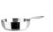 IBILI - Sartén Honda Tricapa Triply Natural 24 Cm, Acero inoxidable, Apto para induccion, sin antiadherente