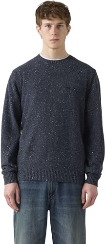 Levi's Herr Original Housemark Sweater Neppy Fleck Dress Blues Blue L