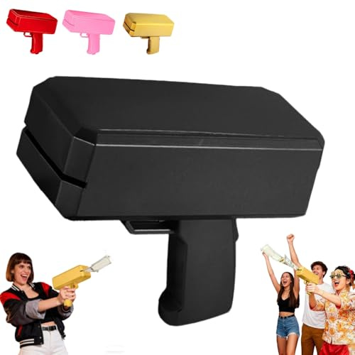 Geld Pistole Shooter mit 100 Fake Geld,Geldpistole für Filme,Spielzeugwaffen,Filmrequisitenpistole,damit es regnet,Geldpistole für Spiel,Filme,Party,Partyspiele,Actionszenen für jeden Anlass.