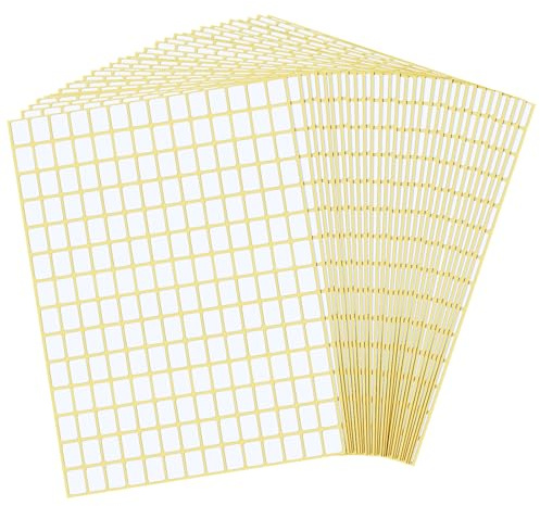 TIESOME Etiquetas autoadhesivas, 5880 unidades, 13 x 9 mm, dirección