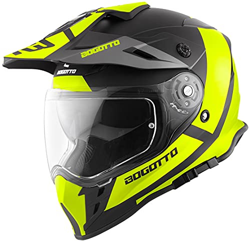 Bogotto V331 Pro Tour Casco Enduro, giallo, XS