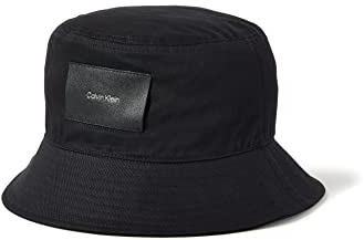 Calvin Klein Herren Patch Bucket K50K509940 Andere Hut, Schwarz (Ck Black), OS