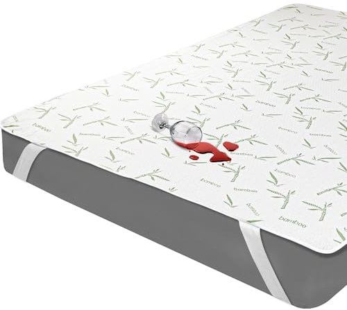 Utopia Bedding Matratzenschoner 80 x 200 x 30 cm Wasserdicht, Weiche Viskose, Mit Elastisch Eckbändern, Oeko-TEX Zertifiziert Matratzenauflage Atmungsaktive, Matratzenschutz