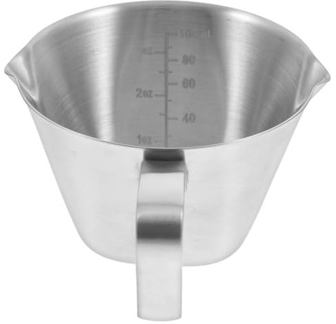 Alipis Misurino in Acciaio Resistenti Per Caffè Espresso Tazzina Da Caffè Con Manico Ergonomico Contenitore Per Misurazione Da Cucina e Ufficio