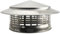 200mm Chimney Cap, Stainless Steel Vent Cover Windproof Roof Exhaust Pipe Vent Mesh Protector Cap, Roof Flue Cowl with Bird Guard, Metal Rain Snow Hat for Chimney