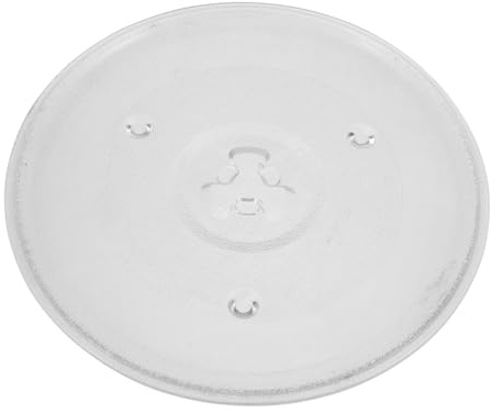 TOYZFRIENDY Piatto Girevole Microonde in Vetro Resistente e Facile da Pulire Accessorio Sostitutivo per Forno Microonde con Base Y Compatibile e Durevole per Uso Quotidiano