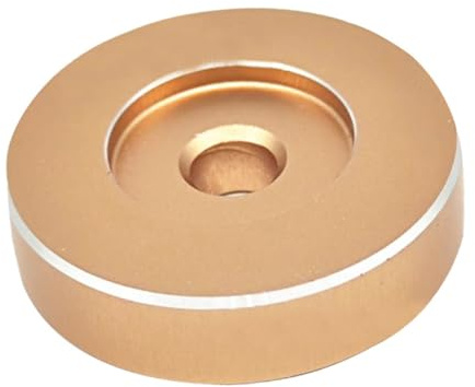 TOKIDNY Adattatore Giri in Alluminio per Giradischi Vinile Accessorio Preciso e Stabile per Dischi con Grande Sostituzione Resistente per Dj e Uso Domestico