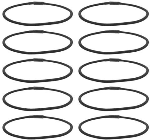 TINEASUR 10 pezzi Elastici per Supporto Microfono Antivibrazioni Fasce Elastiche in Gomma Resistenti Compatibili con Shock Mount per Microfoni Condensatore Accessori Sostitutivi per Stand