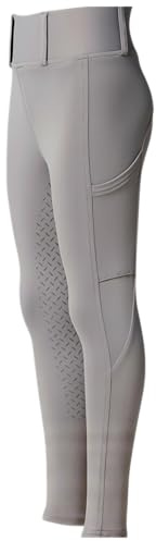 PFIFF Mädchen Selina Leggings, Grau, 146-152 EU