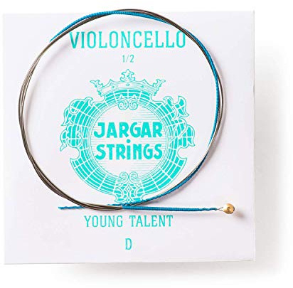 JARGAR Ce-DY-34 Cello Young Talent D-Saite, 3/4 (0,99 mm) för cello Blå // blå Size/Größe: 1/2 Cello Medium/standard