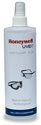Uvex Clear Plus Lens Cleaner Solution, 16 oz