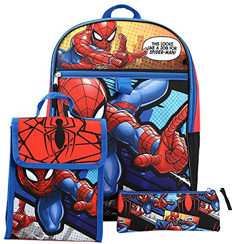 Kids Spiderman 6-Piece Backpack Set (Little Kid/Big Kid)