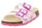 Superfit Fussbettpantoffel Pantoffeln, Weiß/Mehrfarbig 1060, 27 EU Weit
