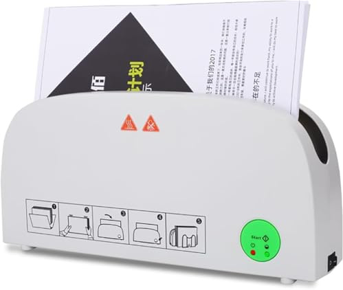 Encuadernadora eléctrica termofusible, máquina de encuadernación térmica A4 con grosor máximo de encuadernación de 33 mm, kit de encuadernación de libros A4 Encuadernación rápida de 1 minuto para