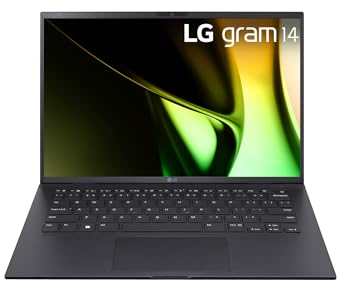 LG gram 14ZD90S-G.AX75B - Portátil Ultraligero de 35.5 cm (14) 1920x1200, Panel IPS Antirreflejo, Intel Core Ultra 7, 16 GB RAM, 512GB SSD, 1,120 g, Batería hasta 29.5 h, FreeOS, Negro Obsidiana
