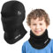 Tavaler Sturmhaube Kinder Winter Fahrrad Balaclava Sturmmaske Winddicht Warm Skimaske Schlupfmütze für Outdoorsports Radfahren, Snowboarden, Skifahren, Skihelm Kinder
