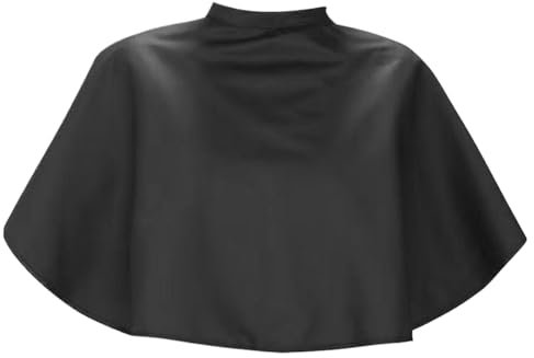 Generisch Cape de teinture pour cheveux - Cape de teinture pour cheveux - Cape de salon de coiffure professionnelle de courte longueur - Cape réglable pour la coloration des cheveux - Serviette de