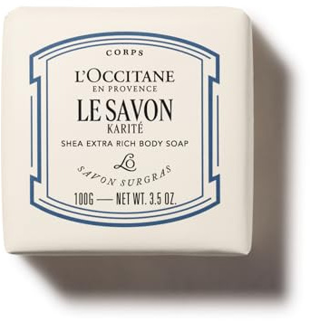 L'OCCITANE - Savon Surgras Karité - 100 g - Tous types de peau - Fabriqué en France