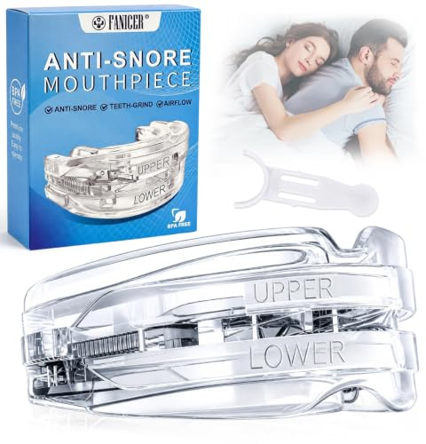Anti Snoring Devices, Anti-Snoring Mouth Guard Adjustable, Snore Stopper