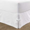 Laura Ashley Home Cache-sommier de Luxe de qualité hôtelière, Facile à Installer, Anti-Plis et résistant à la décoloration, Design élégant pour décoration d'intérieur, Coton satiné, Blanc, lit jumeau