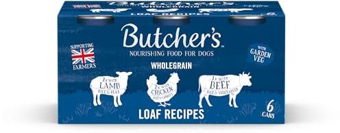 Butcher's Loaf Recipes Dog Food Tins 6 x 4 x 390g