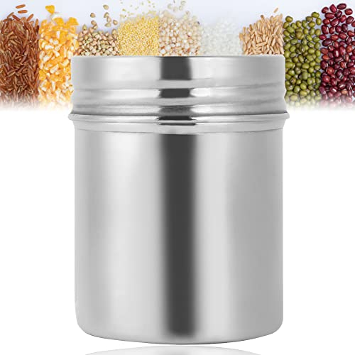 Teedose Aus Edelstahl 304, Luftdicht Mit Deckel Kaffeedose Lebensmittelbehälter Flasche Mehrzweck-aufbewahrungsbehälter Für Zucker, Mehl, Tee, Süßigkeiten, Kekse, Gewürze (klein)