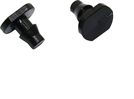 50 unids-4 / 7mm Tapón de extremo de la manguera de riego de 1/4 pulgada Enchufe de manguera para jardín Sistema de riego en jardinería Herramienta de herramienta Accesorios (Diameter : 1/4'')