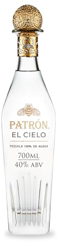 PATRON EL CIELO Premium Silver Tequila, 40% Vol., 70cL / 700mL, Alkohol aus 100% Weber Blue Agave, wird in kleinen Chargen in Mexiko handgefertigt