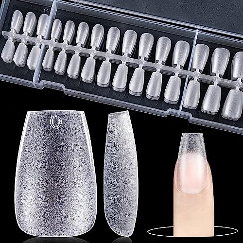 Faux Ongles, Carehabi 360pcs Acrylique Capsules Ongles Pose Americaine Ongle Avec Valise De Rangement Pour Les Studios De Manucure Et Diy Nail Art à La Maison 15 Tailles