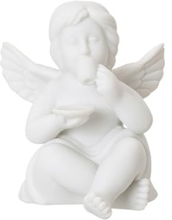 Rosenthal Engel klein Weiss matt Engel m. Kaffeetasse