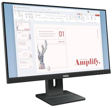 Lenovo Thinkvision E24-40 Led Display 60.5 cm (23.8) 1920, 64BAMAT1EU