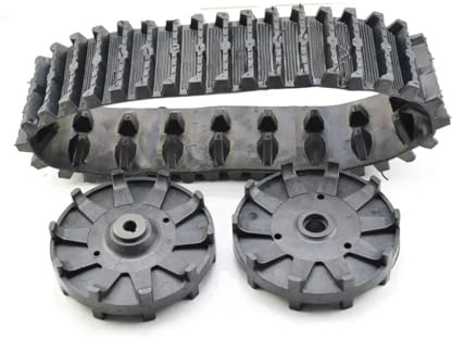 Gokart Elektrisk snöslunga Snöskoter Caterpillar Fyra gummiband ATV UTV SUV