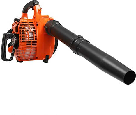 Soffiatore a benzina, 25,4 cc, 2 in 1, soffiatore a benzina, spazzaneve 0,75 kW, 7000 giri/min, ventola d'aria a 2 tempi, sacchetto di raccolta da 1,2 l