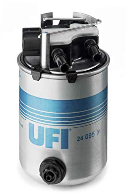 UFI Filters, Fuel Filter 24.095.01, Replacement Fuel Filter, Suitable for Cars, Applicable to Various Models such as Nissan and Renault