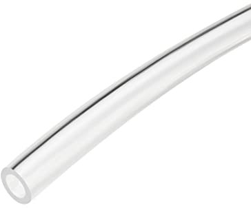 PATIKIL 6mm OD x 4mm ID 5m Tubo Pneumatico Aria, 1pz Tubo Pneumatico, Aria Pneumatica PU Tubo per Aria Compressore, Trasparente