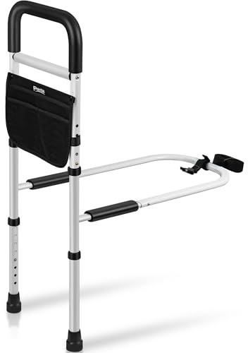 Panta Bed Rails for Elderly Adults Safety, Adjustable Bed Assist Rails for Seniors,Black