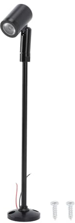 Tomotato LED Sous Vitrine, Petit Projecteur Led pour Vitrine de Bijoux, Lumière D'exposition Verticale, Mini Vitrine pour Exposition de Bijoux En Intérieur, DC 12V(White Light-B)