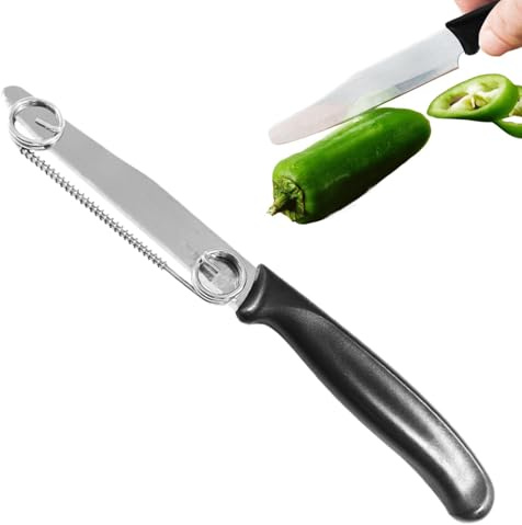 Éplucheur de fruits et légumes en acier inoxydable avec poignée antidérapante pour concombres, pommes de terre, carottes