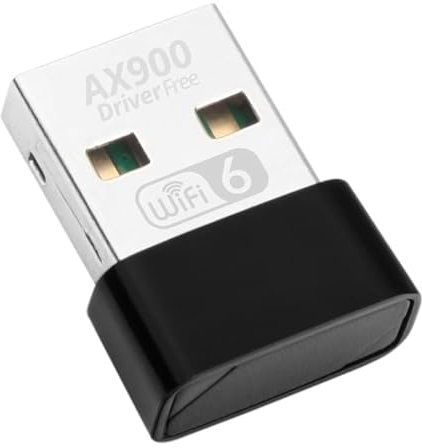 Adaptador WiFi USB 3.0, AC900 Dongle WiFi 6 de Tres Bandas 5GHz/2.4GHz con Antena de Alta Ganancia, Compatible con Windows XP/7/8/10/11, Plug & Play para PC y Portátiles