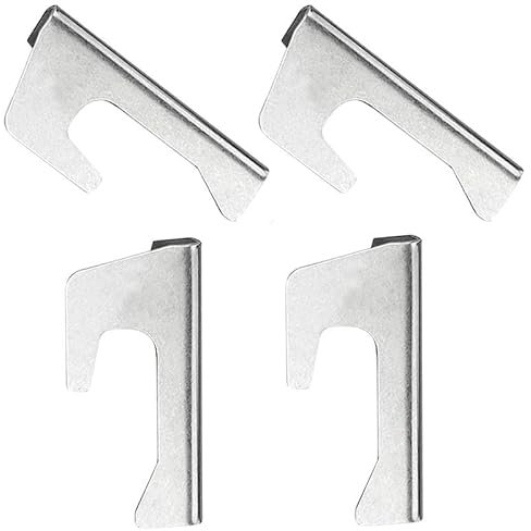 YUNYU 4 espaciadores universales para placa de fuego, difusor de calor de acero inoxidable para parrilla de barbacoa, quemador de gas y carbón, compatible con la mayoría de parrillas de bolas (juego