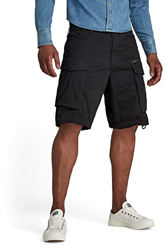 G-STAR Rovic Zip Relaxed Shorts, Pantaloncini Uomo, Nero (Black D08566-5126-990), 30