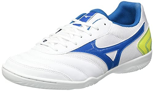 Mizuno Unisex MRL Sala Club i Futsal-sko, Vit Mykonosblå, 46 EU