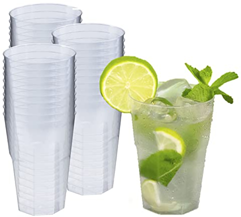 Silverkitchen 30 vasos de cóctel de 300 ml, reutilizables, de plástico duro, fabricados en Alemania